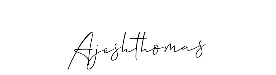 Once you've used our free online signature maker to create your best signature Allison_Script style, it's time to enjoy all of the benefits that Ajeshthomas name signing documents. Ajeshthomas signature style 2 images and pictures png