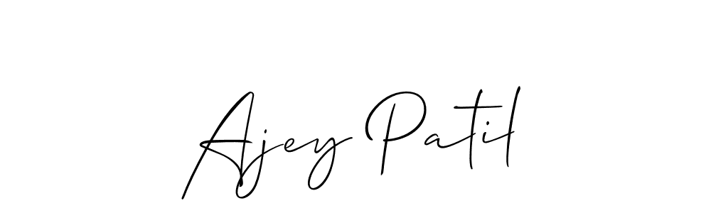 Best and Professional Signature Style for Ajey Patil. Allison_Script Best Signature Style Collection. Ajey Patil signature style 2 images and pictures png