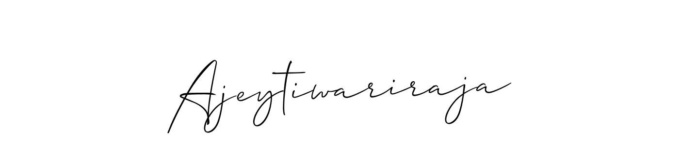 The best way (Allison_Script) to make a short signature is to pick only two or three words in your name. The name Ajeytiwariraja include a total of six letters. For converting this name. Ajeytiwariraja signature style 2 images and pictures png