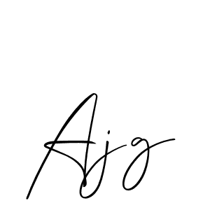 Also You can easily find your signature by using the search form. We will create Ajg name handwritten signature images for you free of cost using Allison_Script sign style. Ajg signature style 2 images and pictures png