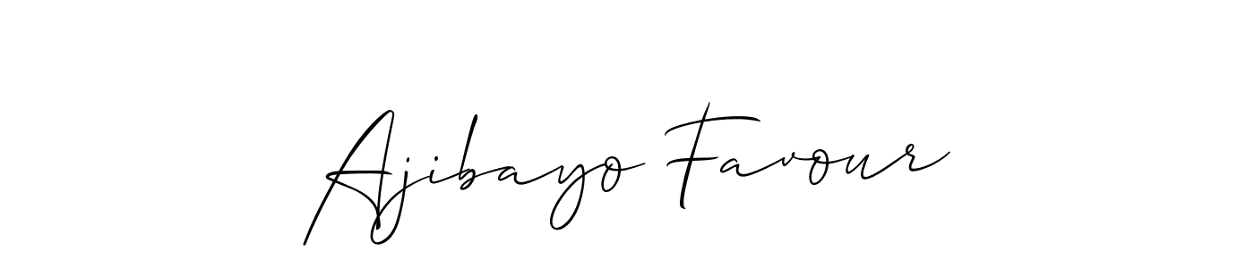 Make a beautiful signature design for name Ajibayo Favour. Use this online signature maker to create a handwritten signature for free. Ajibayo Favour signature style 2 images and pictures png