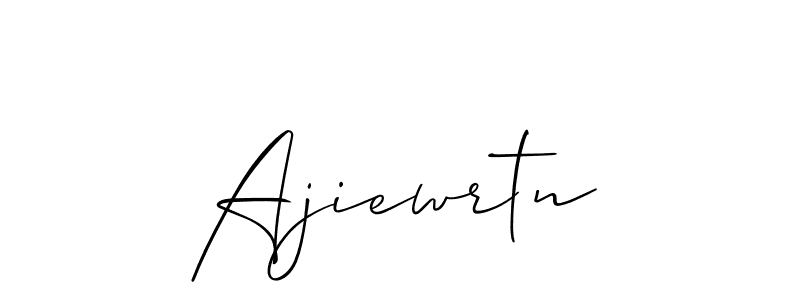 You can use this online signature creator to create a handwritten signature for the name Ajiewrtn. This is the best online autograph maker. Ajiewrtn signature style 2 images and pictures png