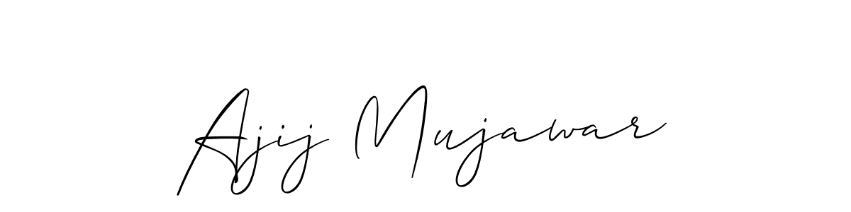 if you are searching for the best signature style for your name Ajij Mujawar. so please give up your signature search. here we have designed multiple signature styles  using Allison_Script. Ajij Mujawar signature style 2 images and pictures png