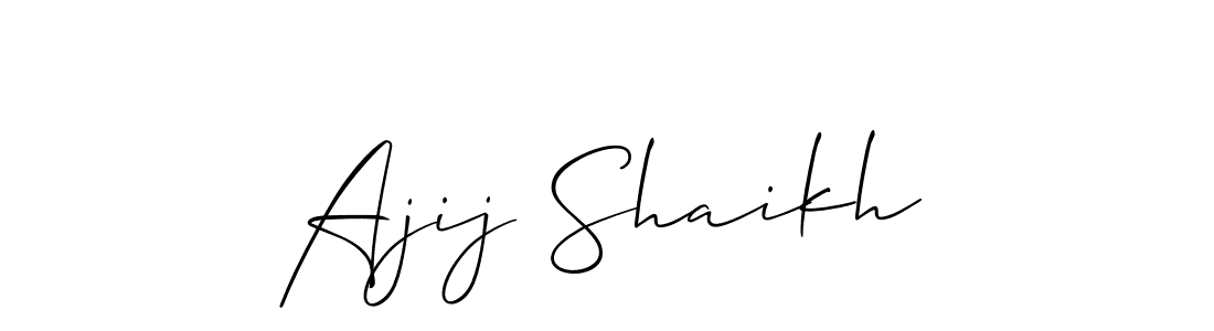 Best and Professional Signature Style for Ajij Shaikh. Allison_Script Best Signature Style Collection. Ajij Shaikh signature style 2 images and pictures png