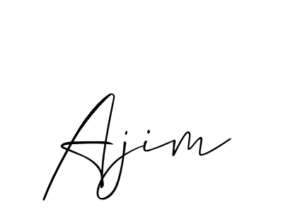 It looks lik you need a new signature style for name Ajim. Design unique handwritten (Allison_Script) signature with our free signature maker in just a few clicks. Ajim signature style 2 images and pictures png