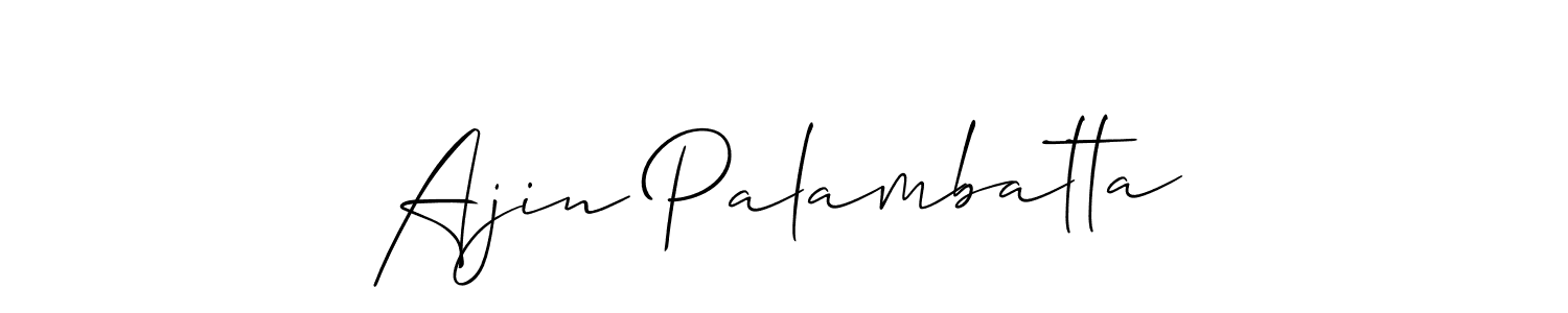 Make a beautiful signature design for name Ajin Palambatta. Use this online signature maker to create a handwritten signature for free. Ajin Palambatta signature style 2 images and pictures png