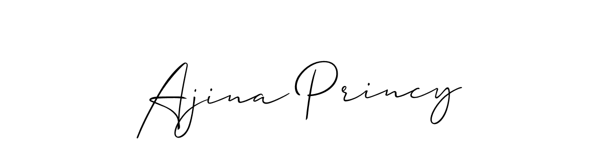 How to Draw Ajina Princy signature style? Allison_Script is a latest design signature styles for name Ajina Princy. Ajina Princy signature style 2 images and pictures png