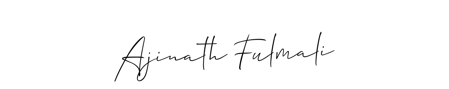 Best and Professional Signature Style for Ajinath Fulmali. Allison_Script Best Signature Style Collection. Ajinath Fulmali signature style 2 images and pictures png