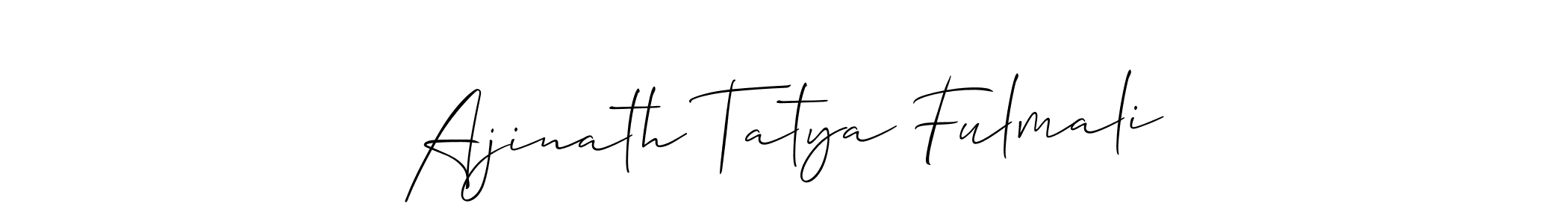 Best and Professional Signature Style for Ajinath Tatya Fulmali. Allison_Script Best Signature Style Collection. Ajinath Tatya Fulmali signature style 2 images and pictures png