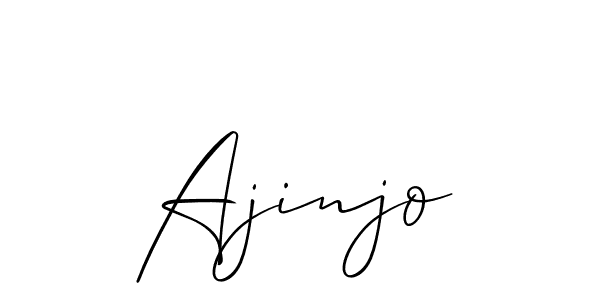 Once you've used our free online signature maker to create your best signature Allison_Script style, it's time to enjoy all of the benefits that Ajinjo name signing documents. Ajinjo signature style 2 images and pictures png