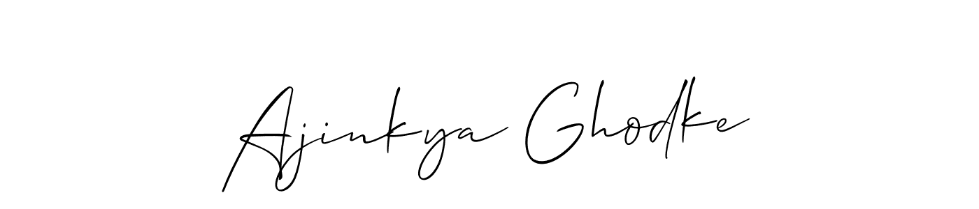 Best and Professional Signature Style for Ajinkya Ghodke. Allison_Script Best Signature Style Collection. Ajinkya Ghodke signature style 2 images and pictures png