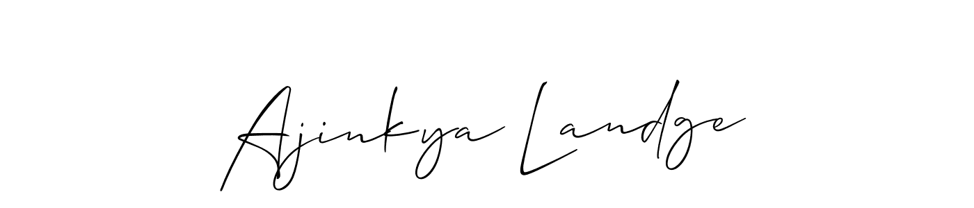 See photos of Ajinkya Landge official signature by Spectra . Check more albums & portfolios. Read reviews & check more about Allison_Script font. Ajinkya Landge signature style 2 images and pictures png