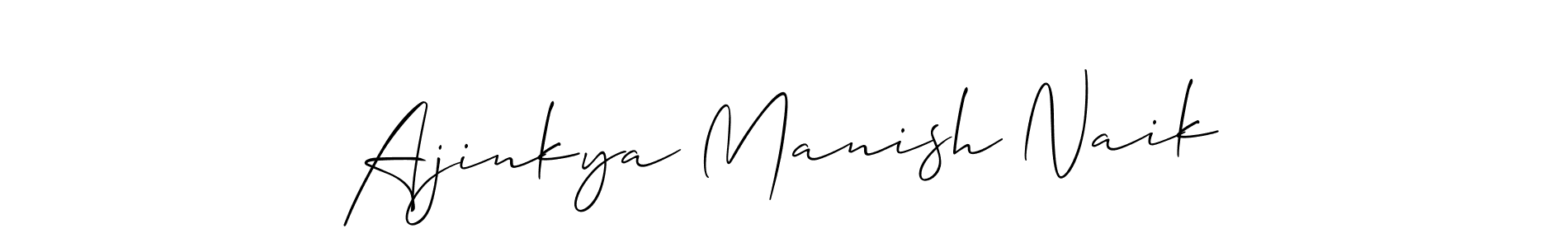 You can use this online signature creator to create a handwritten signature for the name Ajinkya Manish Naik. This is the best online autograph maker. Ajinkya Manish Naik signature style 2 images and pictures png