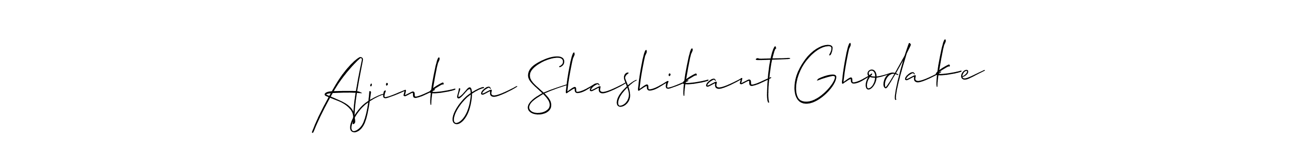 You can use this online signature creator to create a handwritten signature for the name Ajinkya Shashikant Ghodake. This is the best online autograph maker. Ajinkya Shashikant Ghodake signature style 2 images and pictures png