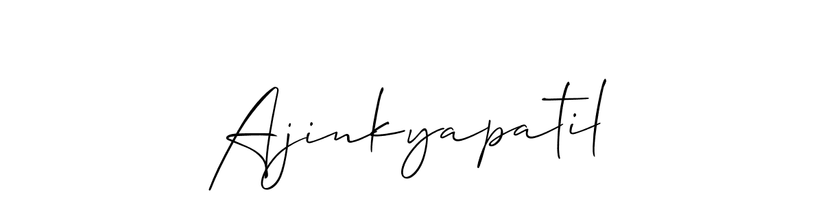Allison_Script is a professional signature style that is perfect for those who want to add a touch of class to their signature. It is also a great choice for those who want to make their signature more unique. Get Ajinkyapatil name to fancy signature for free. Ajinkyapatil signature style 2 images and pictures png