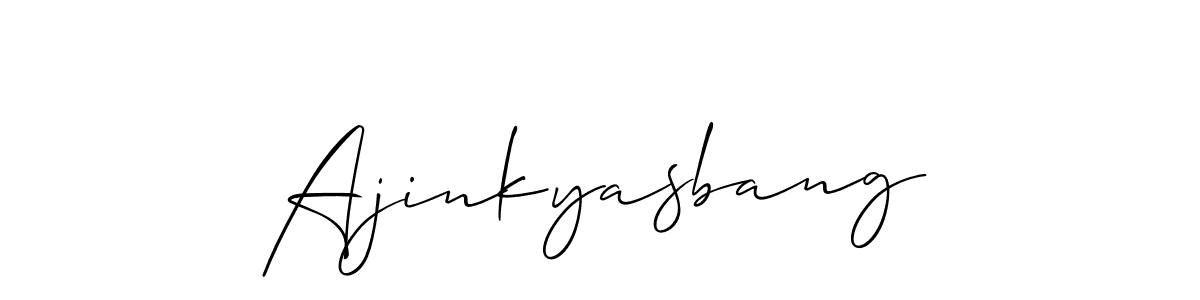 You can use this online signature creator to create a handwritten signature for the name Ajinkyasbang. This is the best online autograph maker. Ajinkyasbang signature style 2 images and pictures png