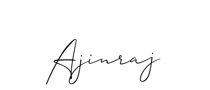 Best and Professional Signature Style for Ajinraj. Allison_Script Best Signature Style Collection. Ajinraj signature style 2 images and pictures png
