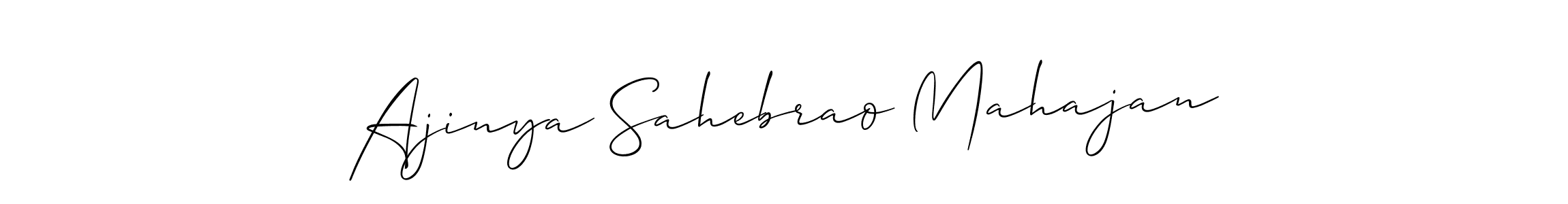 Once you've used our free online signature maker to create your best signature Allison_Script style, it's time to enjoy all of the benefits that Ajinya Sahebrao Mahajan name signing documents. Ajinya Sahebrao Mahajan signature style 2 images and pictures png