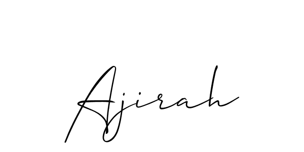 Make a beautiful signature design for name Ajirah. Use this online signature maker to create a handwritten signature for free. Ajirah signature style 2 images and pictures png