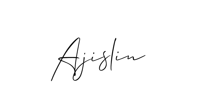 if you are searching for the best signature style for your name Ajislin. so please give up your signature search. here we have designed multiple signature styles  using Allison_Script. Ajislin signature style 2 images and pictures png