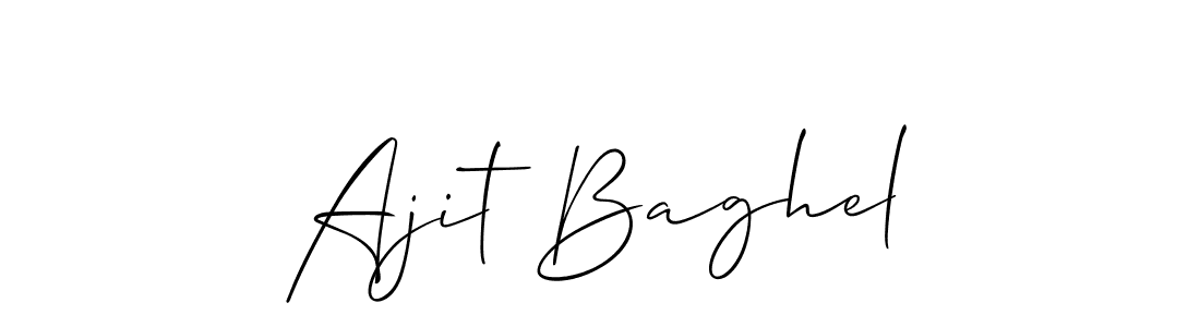 Ajit Baghel stylish signature style. Best Handwritten Sign (Allison_Script) for my name. Handwritten Signature Collection Ideas for my name Ajit Baghel. Ajit Baghel signature style 2 images and pictures png