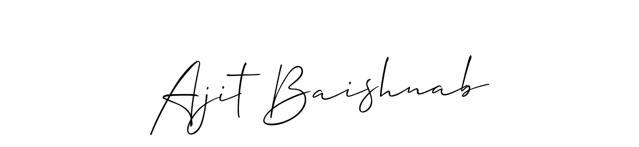 This is the best signature style for the Ajit Baishnab name. Also you like these signature font (Allison_Script). Mix name signature. Ajit Baishnab signature style 2 images and pictures png