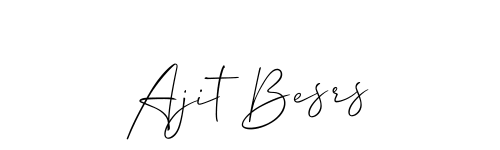 Design your own signature with our free online signature maker. With this signature software, you can create a handwritten (Allison_Script) signature for name Ajit Besrs. Ajit Besrs signature style 2 images and pictures png