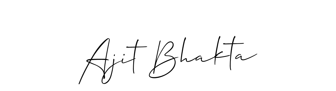 You can use this online signature creator to create a handwritten signature for the name Ajit Bhakta. This is the best online autograph maker. Ajit Bhakta signature style 2 images and pictures png
