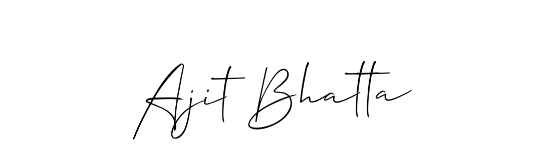 Also You can easily find your signature by using the search form. We will create Ajit Bhatta name handwritten signature images for you free of cost using Allison_Script sign style. Ajit Bhatta signature style 2 images and pictures png