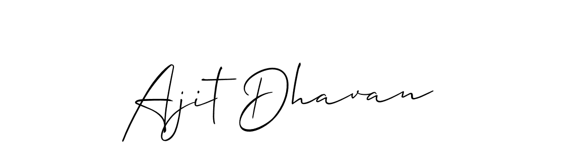 Best and Professional Signature Style for Ajit Dhavan. Allison_Script Best Signature Style Collection. Ajit Dhavan signature style 2 images and pictures png