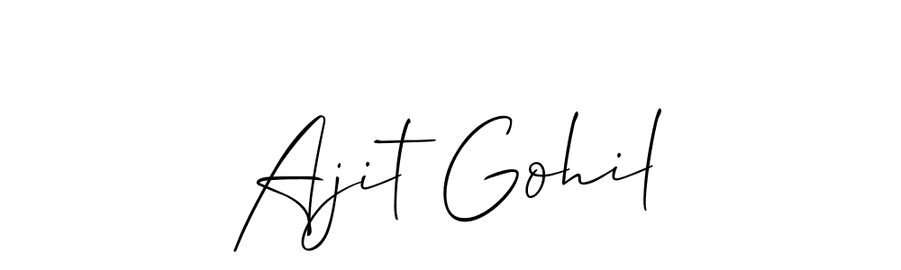 Once you've used our free online signature maker to create your best signature Allison_Script style, it's time to enjoy all of the benefits that Ajit Gohil name signing documents. Ajit Gohil signature style 2 images and pictures png