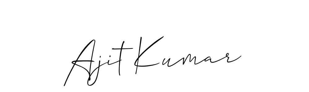 How to Draw Ajit Kumar signature style? Allison_Script is a latest design signature styles for name Ajit Kumar. Ajit Kumar signature style 2 images and pictures png