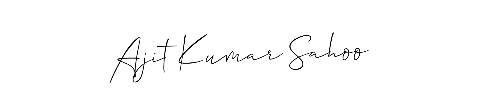 Make a beautiful signature design for name Ajit Kumar Sahoo. Use this online signature maker to create a handwritten signature for free. Ajit Kumar Sahoo signature style 2 images and pictures png