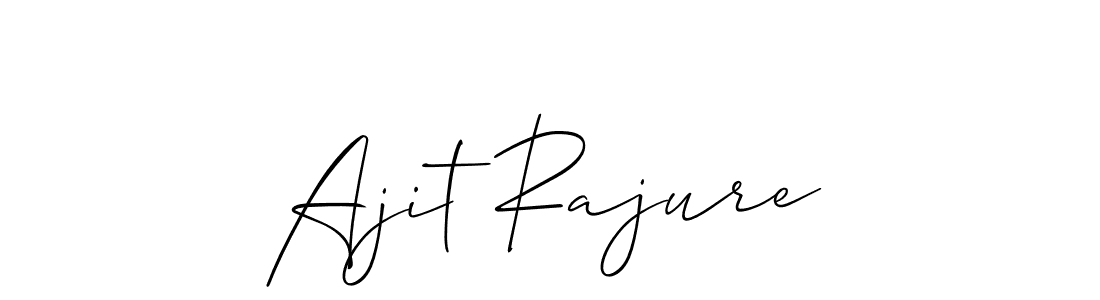 Ajit Rajure stylish signature style. Best Handwritten Sign (Allison_Script) for my name. Handwritten Signature Collection Ideas for my name Ajit Rajure. Ajit Rajure signature style 2 images and pictures png