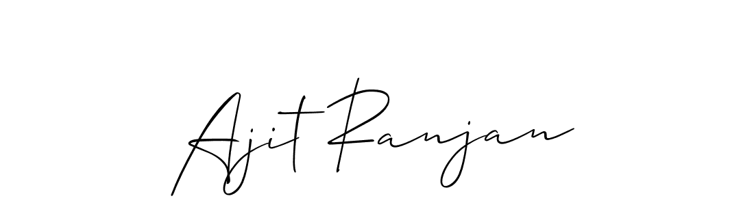 How to make Ajit Ranjan signature? Allison_Script is a professional autograph style. Create handwritten signature for Ajit Ranjan name. Ajit Ranjan signature style 2 images and pictures png