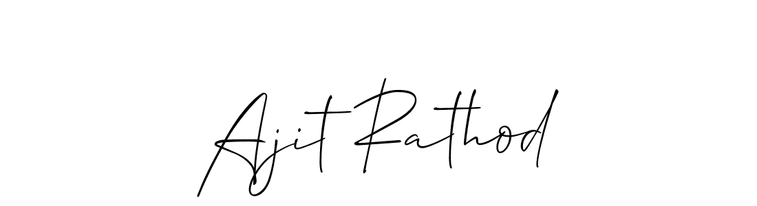 Make a short Ajit Rathod signature style. Manage your documents anywhere anytime using Allison_Script. Create and add eSignatures, submit forms, share and send files easily. Ajit Rathod signature style 2 images and pictures png
