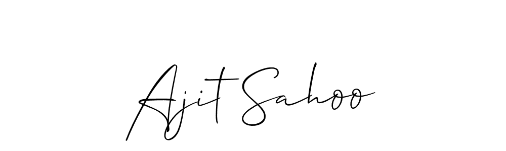 Best and Professional Signature Style for Ajit Sahoo. Allison_Script Best Signature Style Collection. Ajit Sahoo signature style 2 images and pictures png