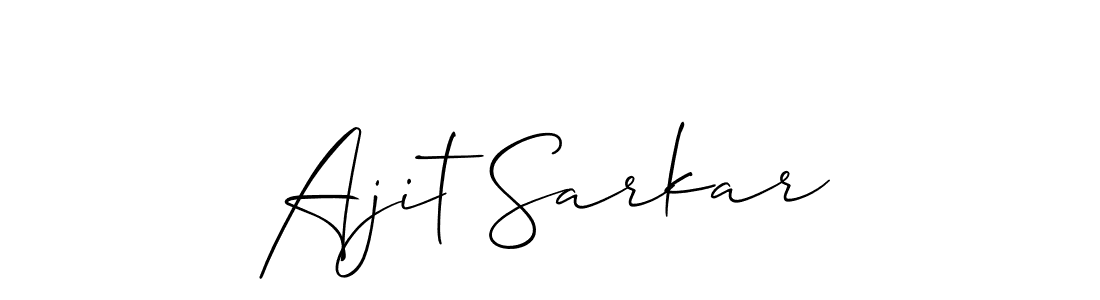 Make a beautiful signature design for name Ajit Sarkar. Use this online signature maker to create a handwritten signature for free. Ajit Sarkar signature style 2 images and pictures png