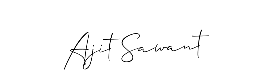 Also we have Ajit Sawant name is the best signature style. Create professional handwritten signature collection using Allison_Script autograph style. Ajit Sawant signature style 2 images and pictures png