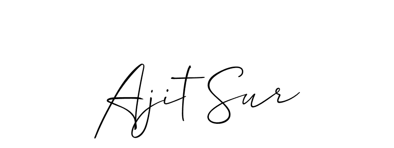 Once you've used our free online signature maker to create your best signature Allison_Script style, it's time to enjoy all of the benefits that Ajit Sur name signing documents. Ajit Sur signature style 2 images and pictures png