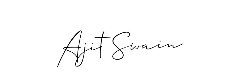 Make a beautiful signature design for name Ajit Swain. Use this online signature maker to create a handwritten signature for free. Ajit Swain signature style 2 images and pictures png