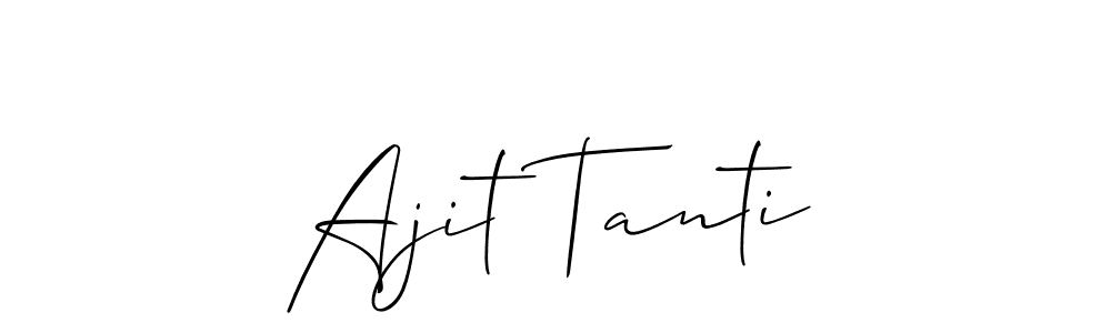 You can use this online signature creator to create a handwritten signature for the name Ajit Tanti. This is the best online autograph maker. Ajit Tanti signature style 2 images and pictures png