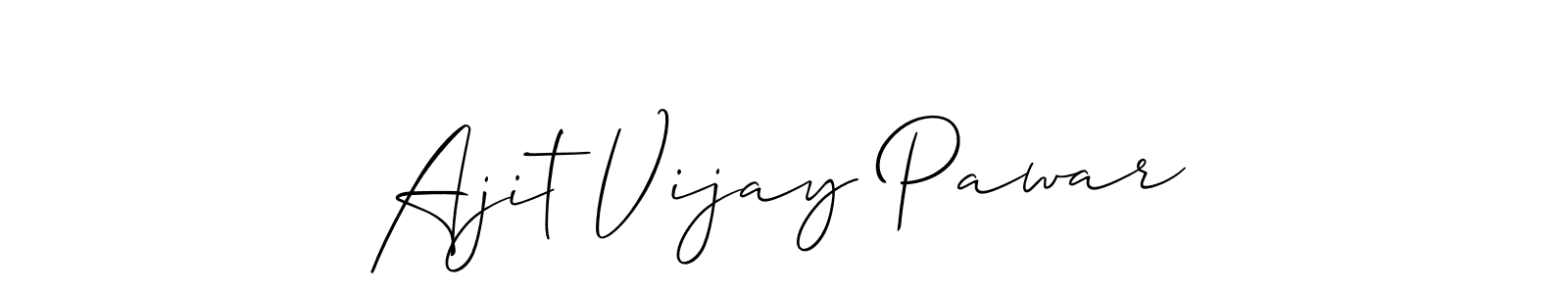 Similarly Allison_Script is the best handwritten signature design. Signature creator online .You can use it as an online autograph creator for name Ajit Vijay Pawar. Ajit Vijay Pawar signature style 2 images and pictures png