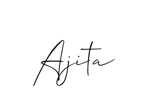 Make a short Ajita signature style. Manage your documents anywhere anytime using Allison_Script. Create and add eSignatures, submit forms, share and send files easily. Ajita signature style 2 images and pictures png