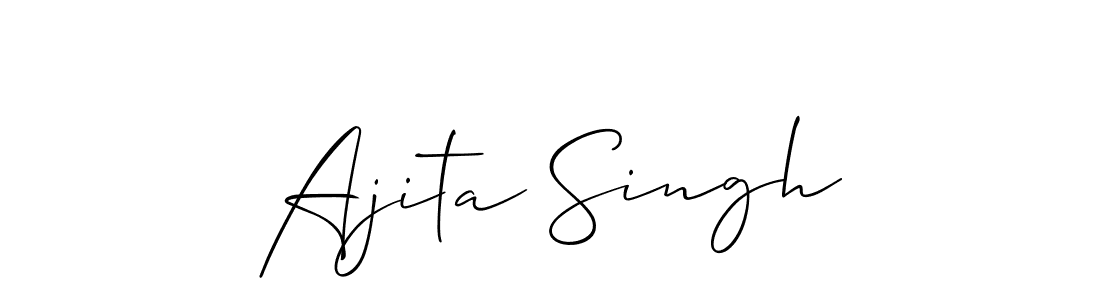 You can use this online signature creator to create a handwritten signature for the name Ajita Singh. This is the best online autograph maker. Ajita Singh signature style 2 images and pictures png