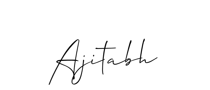 Best and Professional Signature Style for Ajitabh. Allison_Script Best Signature Style Collection. Ajitabh signature style 2 images and pictures png