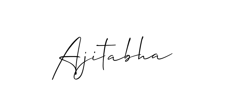 Ajitabha stylish signature style. Best Handwritten Sign (Allison_Script) for my name. Handwritten Signature Collection Ideas for my name Ajitabha. Ajitabha signature style 2 images and pictures png