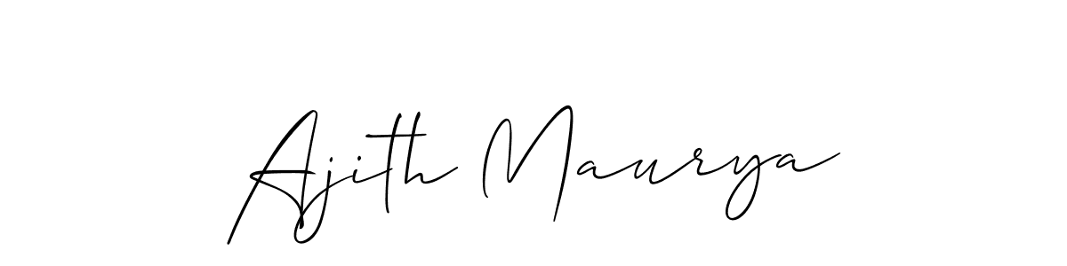 Make a beautiful signature design for name Ajith Maurya. Use this online signature maker to create a handwritten signature for free. Ajith Maurya signature style 2 images and pictures png