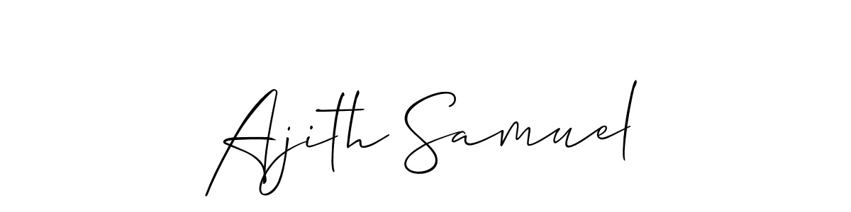 It looks lik you need a new signature style for name Ajith Samuel. Design unique handwritten (Allison_Script) signature with our free signature maker in just a few clicks. Ajith Samuel signature style 2 images and pictures png