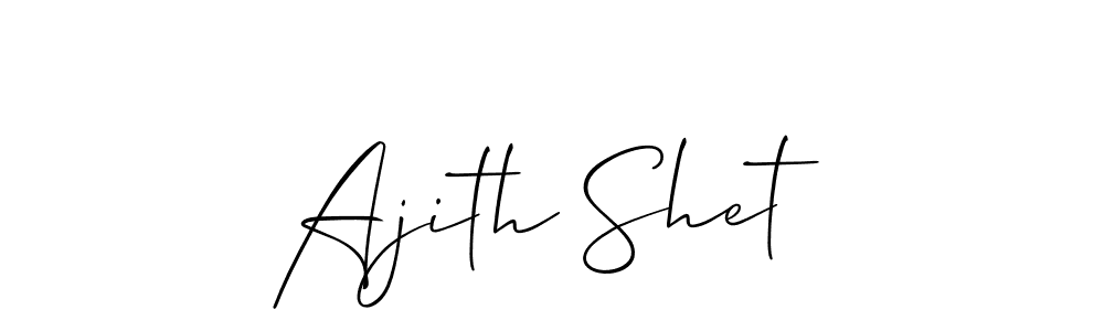 You should practise on your own different ways (Allison_Script) to write your name (Ajith Shet) in signature. don't let someone else do it for you. Ajith Shet signature style 2 images and pictures png